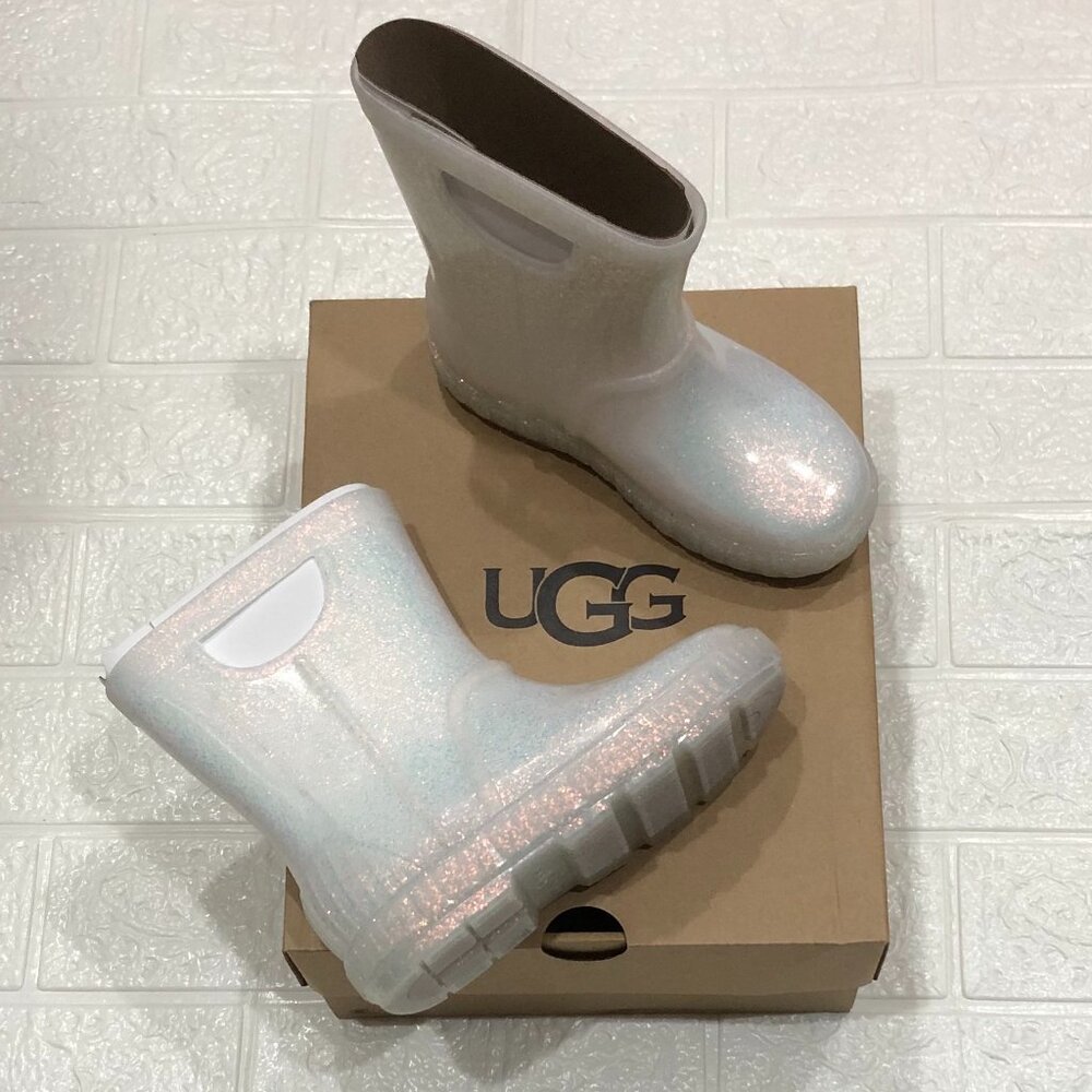 UGG Kids Waterproof Glitter Tall Rain Boots Toddler 10M